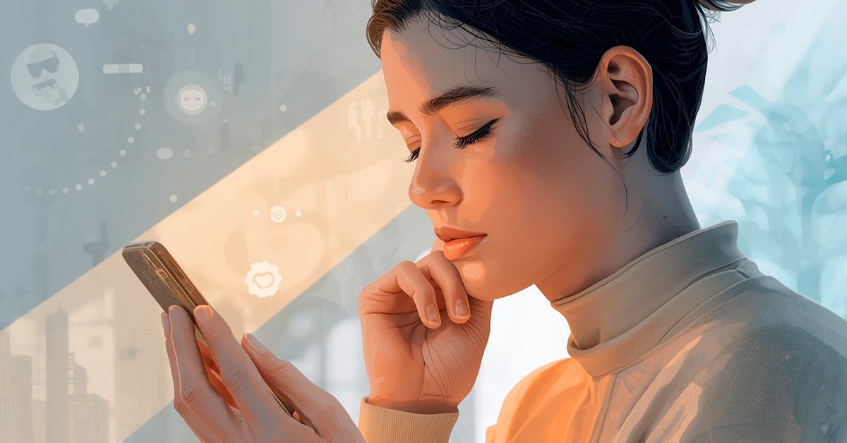 Busca-Virtude-Uma-pessoa-em-um-momento-de-pausa-reflexiva-segurando-um-smartphone-com-uma-expressao-pensativa Início