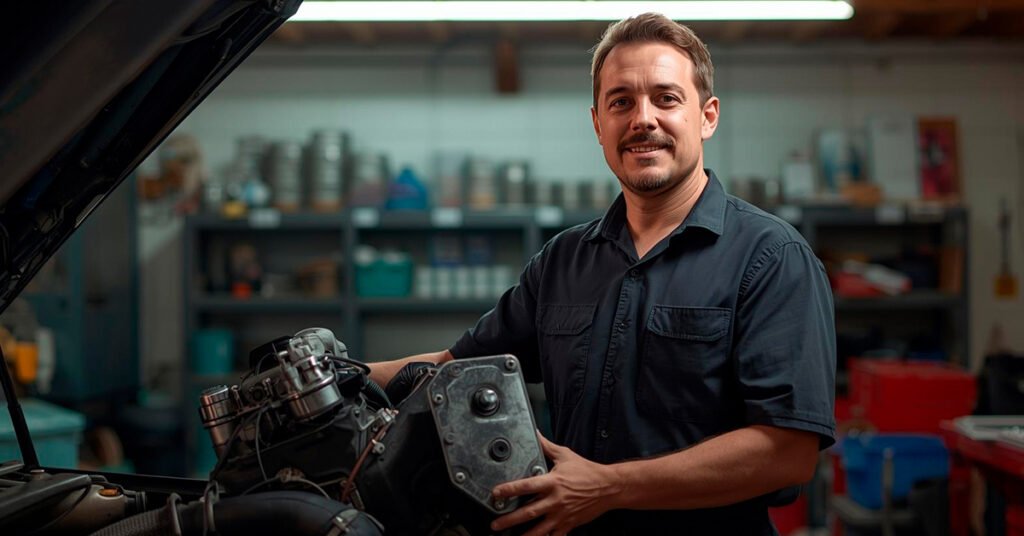 um-mecanico-em-uma-oficina-aparentando-40-anos-sorrindo-orgulhoso-do-trabalho-bem-feito-1024x536 O que faz do trabalho uma virtude? Descubra o poder da dedicação